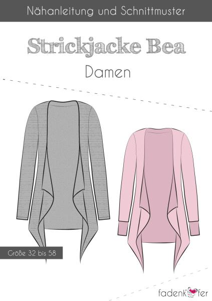 Fadenkäfer Papierschnittmuster Strickjacke Bea